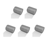 Giwnhvx Lot de 5 mailles métalliques en acier inoxydable de 12,7 cm x 6 m