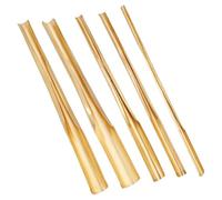 Giwnhvx Lot de 5 outils de perçage et de sculpture en céramique dorés pour l'argile, pour percer et sculpter la céramique, bricolage,