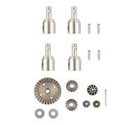 Giwnhvx Lot de 5 pièces pour HBX 16889 16889A 16890 16890A RC pièces de voiture, 4 coupelles différentielles en métal et 1 engrenage différentiel