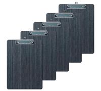 Giwnhvx Lot de 5 porte-blocs en bois, porte-bloc A4, porte-bloc de format lettre A4, porte-bloc mémo, porte-bloc grain de bois