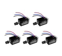 Giwnhvx Lot de 5 régulateurs de vitesse de moteur DC 12 V/24 V 10 A pour commande de chauffage de ventilateur de voiture et camion