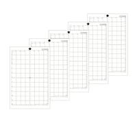 Giwnhvx Lot de 5 tapis de découpe adhésifs en PVC avec grip standard, 30,5 x 20,3 cm, accessoires de rechange, viscosité moyenne, maille artisanale