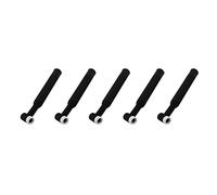 Giwnhvx Lot de 5 torches de soudage Tig 250 A -26 F - 26 F - Noir - Corps flexible - Buse à gaz - Accessoires de soudage série 26