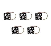 Giwnhvx Lot de 5 ventilateurs internes 12 V 3 broches pour PC 70 x 70 x 15 mm