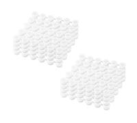Giwnhvx Lot de 50 bandes vides pour pots de peinture - Mini conteneurs de rangement transparents - Fournitures pour salles de classe, écoles