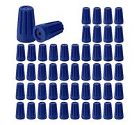 Giwnhvx Lot de 50 capuchons à sertir S2 pour écrous électriques d'extérieur pour arroseur LED paysage lumière vannes d'irrigation Bleu