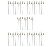 Giwnhvx Lot de 50 clips en crocodile en métal avec pinces à crocodile en fil métallique pour porte-documents mémo notes