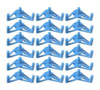 Giwnhvx Lot de 50 clips pour plieuse pour branches de plantes, clip pour entraînement de jardin, support réglable à 360 °, pour outils d'entraînement, effort facile à utiliser, bleu
