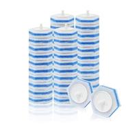 Giwnhvx Lot de 50 recharges de baguettes de toilette jetables améliorées - Convient à la plupart des recharges de baguettes de toilette - Pour le nettoyage des toilettes et de la salle de bain.