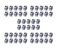 Giwnhvx Lot de 50 roulements à billes radiaux métriques miniatures scellés en métal blindé Modèle : MR115 ZZ 5 x 11 x 4 mm