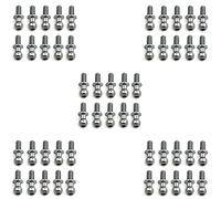 Giwnhvx Lot de 50 vis à billes hexagonales M3 en métal pour TT01 TT02 D5 1/10 RC Drift Car Spare Parts Universel, argent