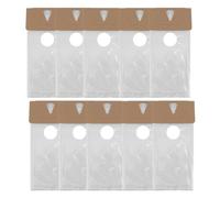 Giwnhvx Lot de 500 de Suspension de Porte 6 Pouces X 12 Pouces, de Suspension de Porte Transparents pour Protéger Les Dépliants, Brochures, Avis, Documents Imprimés