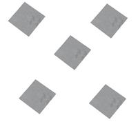 Giwnhvx Lot de 500 emballages carrés en aluminium pour bonbons et sucreries Argenté