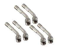 Giwnhvx Lot de 6 adaptateurs d'extension de valve de pneu d'extension de pneu de voiture de 135 degrés