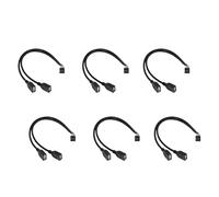 Giwnhvx Lot de 6 adaptateurs répartiteurs en Y pour carte mère 10 broches vers 2 ports USB 2.0 mâles (10 broches/2 AM)