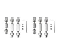 Giwnhvx Lot de 6 arbres d'entraînement en métal CVD pour B16 B36 Q60 Q63 Q64 MN77 FY004 6WD 1/16 RC Pièces de mise à niveau de voiture, 1