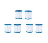 Giwnhvx Lot de 6 cartouches de filtre de piscine de type H de rechange pour pompe de filtre de piscine