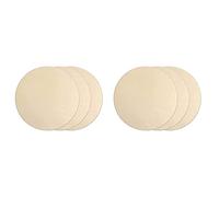 Giwnhvx Lot de 6 cercles en bois brut de 30,5 cm pour travaux manuels, découpes rondes en bois brut pour loisirs créatifs