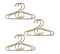 Giwnhvx Lot de 6 cintres en rotin de style nordique pour enfants - Cintres décoratifs pour chambre d'enfant