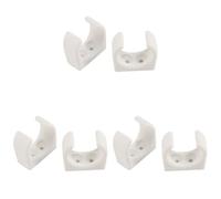Giwnhvx Lot de 6 crochets en nylon pour échelle de bateau de taille 3,8 cm de diamètre par lot d'accessoires marins UV pour yacht, blanc