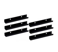Giwnhvx Lot de 6 étagères flottantes en acrylique pour disques vinyles - 17,8 cm - Facile à utiliser