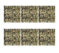 Giwnhvx Lot de 6 films hydrographiques - Impression par transfert à l'eau - Hydro-trempage - Reeds Camo - 2-1 mètre