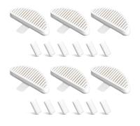 Giwnhvx Lot de 6 filtres de rechange et 12 éponges filtrantes de rechange pour fontaine automatique pour animaux domestiques de 2 l