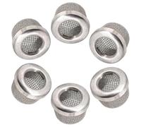 Giwnhvx Lot de 6 filtres d'entrée de pompe en acier inoxydable pour tuyau d'aspiration de pulvérisateur de peinture sans air, remplace le filtre 181072