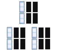 Giwnhvx Lot de 6 filtres HEPA + 12 filtres à charbon pour filtre à air total de type HEPA AER1, pour purificateur d'air série AER1