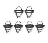 Giwnhvx Lot de 6 filtres réutilisables pour cafetière, compatibles avec la plupart des machines à café goutte à goutte de 8 à 12 tasses