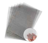 Giwnhvx Lot de 6 grilles grillagées, 20 mailles en acier inoxydable, pour projets de bricolage, cage, aération, jardin, fenêtre de fenêtre, etc