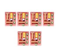 Giwnhvx Lot de 6 haut-parleurs 200 W 3 voies Crossover Treble + Milieu + Bass Crossover Filtre séparateur de fréquence
