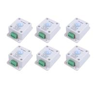 Giwnhvx Lot de 6 interrupteurs à détecteur de mouvement pour éclairage LED 12 V CC