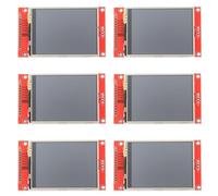 Giwnhvx Lot de 6 modules d'affichage LCD TFT 240 x 320 SPI 7,1 cm - Port série SPI 51 Drive ILI9341V - Module de port série LCD STM32