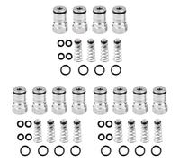 Giwnhvx Lot de 6 paires de broches pour fûts avec bloc une boule de type cornelius, obturateur et ressorts en acier inoxydable, filetage femelle un gaz + liquide