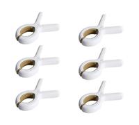 Giwnhvx Lot de 6 pinces coupe-vent résistantes et pour serviettes de plage, rideaux et couettes, jaunes