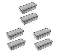 Giwnhvx Lot de 6 plateaux pour couvercle, porte-outils avec couvercle, plateau en plastique, organisateur pour tiroirs pour, boîte à outils B