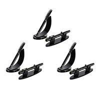 Giwnhvx Lot de 6 porte-stylos en acrylique, présentoir, porte-crayons, stylographique, présentoir, pour stylo à bille (noir)