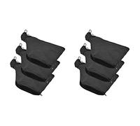 Giwnhvx Lot de 6 sacs à poussière pour scie à onglet avec fermeture éclair et support métallique pour scie à onglet modèle 255 Noir