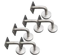 Giwnhvx Lot de 6 supports de rampe d'escalier de rechange élégants pour hôtel, salle de sport, villa, restaurant, immeuble de bureau