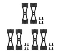 Giwnhvx Lot de 6 supports pour B1 B14 B16 B24 C14 C24 B36 Mn D90 D91 Rc Kit de mise à niveau des pièces en métal DIY, noir