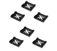 Giwnhvx Lot de 6 supports pour disque dur SSD SSD 5,25" position 2,5" à 3,5" 8 cm