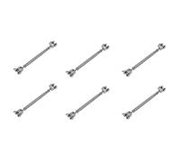 Giwnhvx Lot de 6 tendeurs à vis en acier inoxydable 304 avec mâchoire, filetage de 7/32"