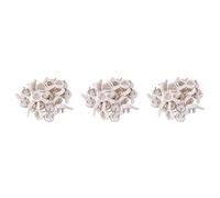 Giwnhvx Lot de 60 crochets en plastique épais pour cadre photo 3 broches Blanc