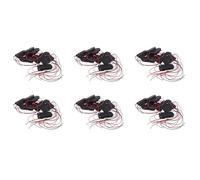 Giwnhvx Lot de 60 interrupteurs marche/arrêt, 2 piles CR2032 3 V pour LED
