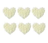 Giwnhvx Lot de 600 pétales de rose artificiels en soie pour décoration de mariage, maison, hôtel, Saint-Valentin, blanc