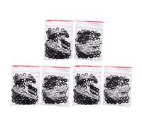Giwnhvx Lot de 600 rondelles isolantes plates en nylon M3 x 6 mm x 1 mm Noir