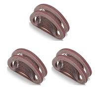 Giwnhvx Lot de 72 bandes abrasives de 1,27 x 45,7 cm en oxyde d'aluminium pour ponceuse à air, outil de ponceuse à bande pour le travail du bois