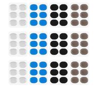 Giwnhvx Lot de 72 coussinets en silicone pour contrôle de la tonalité des tambours