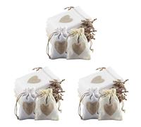 Giwnhvx Lot de 72 pochettes en toile de jute avec cordon de serrage et motif cœur pour bonbons, sac de baptême, sac de remplissage pour mariage